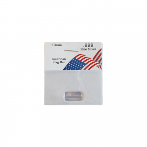 American Flag .999 Silver (1 Gram) Packaged