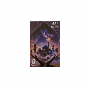 Aladdin Series: Palace  .999 Silver  (5 Grams) Color and 24K Gold-Plated Surprise