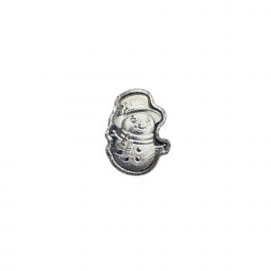 Christmas: Snowman .999 Fine Silver Bar (1 Gram)