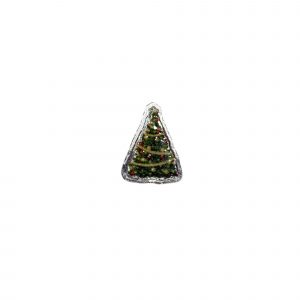 Christmas: Tree .999 Fine Silver Bar (1 Gram) Full Color