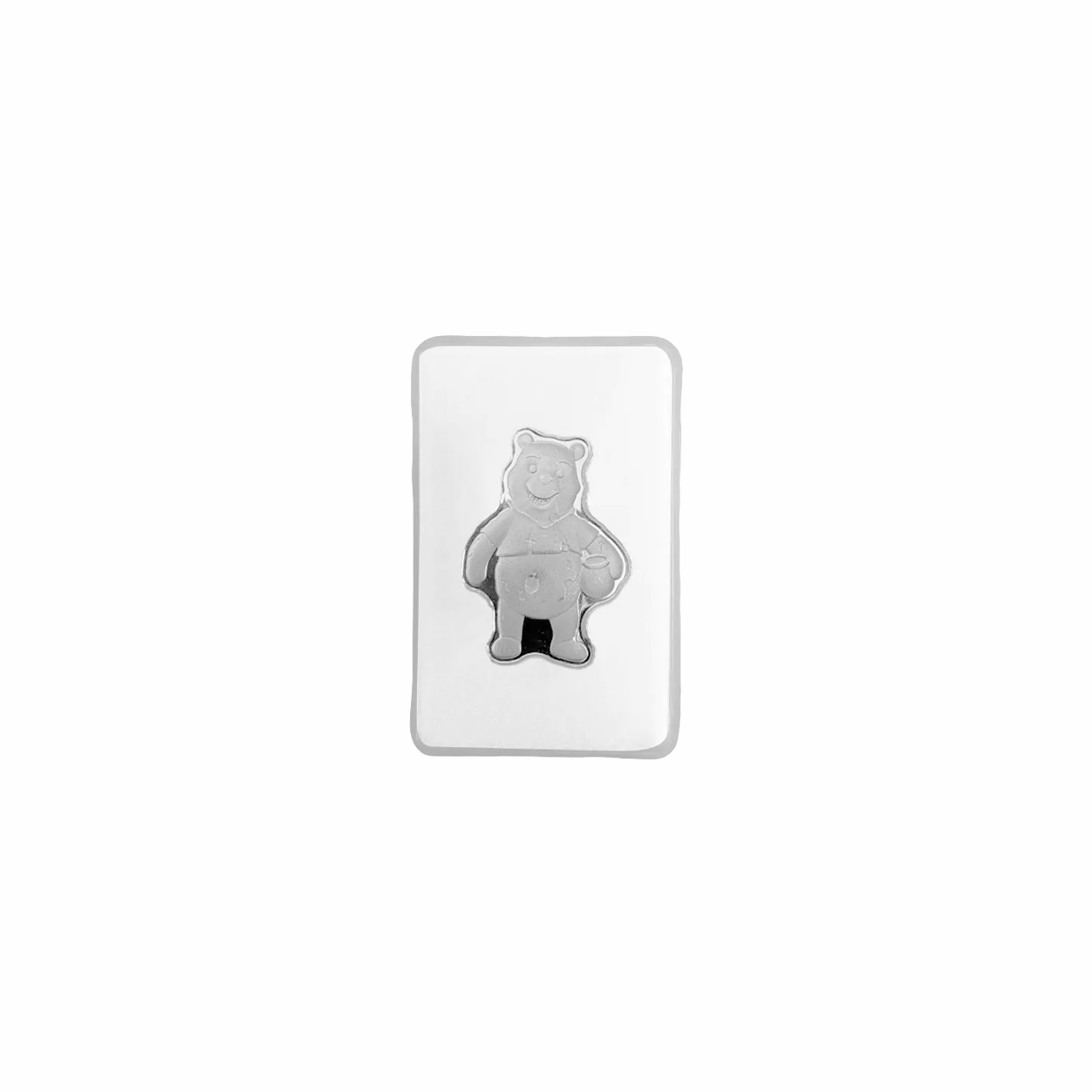 Winnie the Pooh Series- Winnie .999 Fine Silver (5 Grams) Color and 24K Gold-Plated Surprise bar