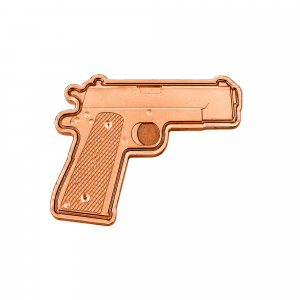 1 Ounce 1911 Handgun (shaped like handgun)