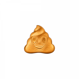 1 gram .999 Copper Emoji Poops