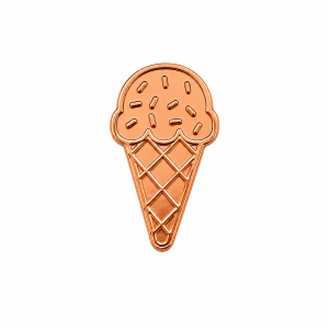 .999 Copper Ice Cream Cone (1 Gram)
