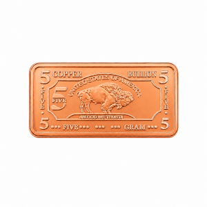.999 Copper Buffalo Bar (Capsule Included) (5 Grams)