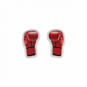 Boxing Gloves .999 Silver Bar (2-1 Gram) Full Color