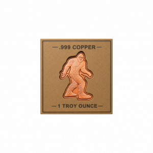 .999 Copper Bigfoot (31.1 Grams) Packaged