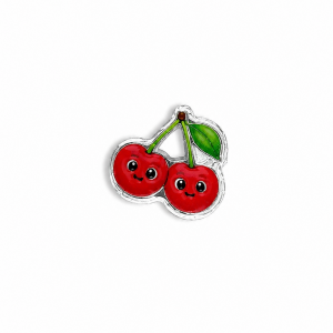 Cherry Emoji .999 Silver (1 Gram) Full Color