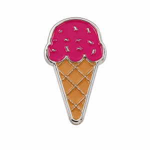 Ice Cream Cone .999 Fine Silver Bar (1 Gram) Full Color